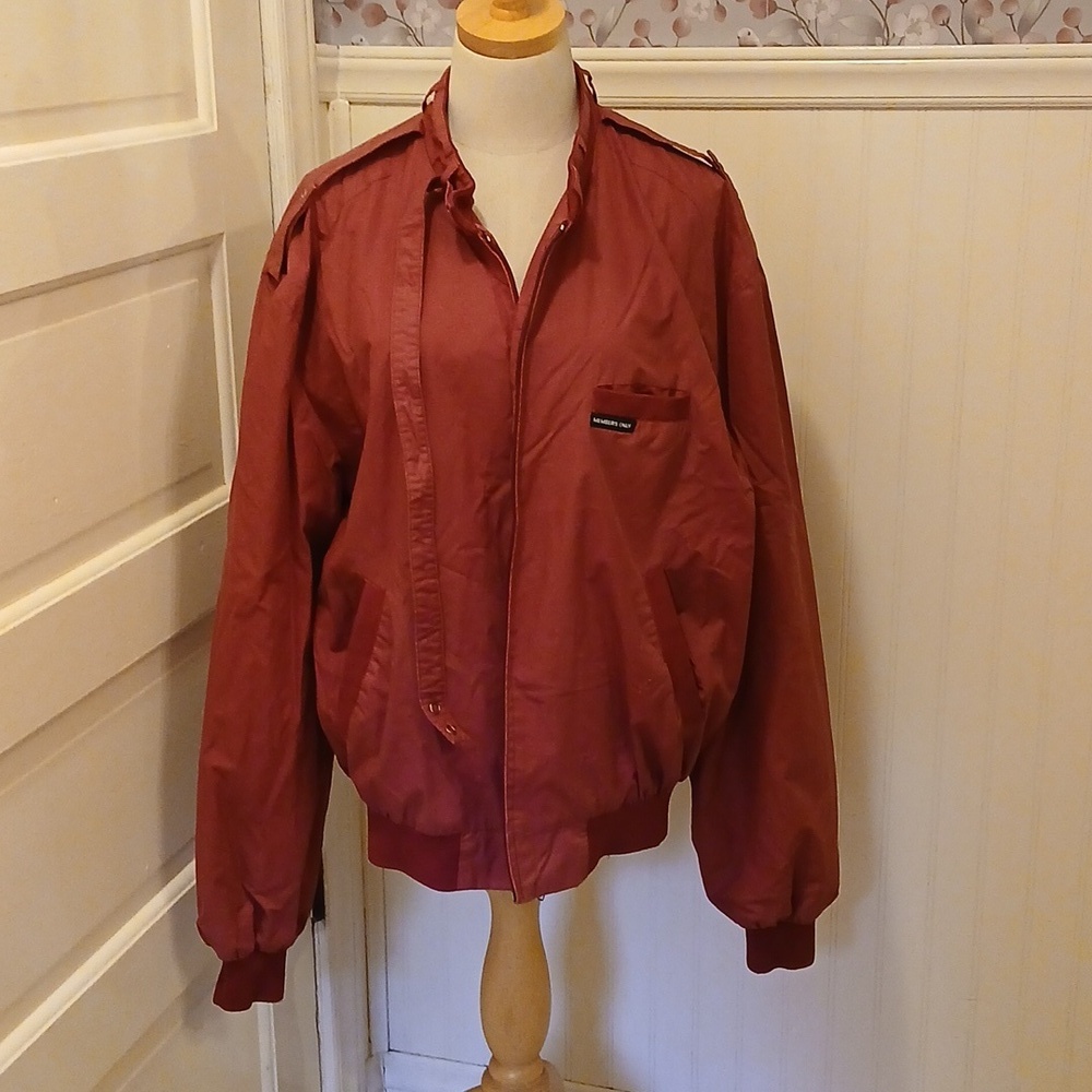 Men's Vintage 80s Red Members Only Jacket